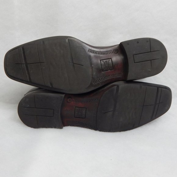 Giorgio Brutini Mens Brown Lace Up Leather Oxford Size 10M - Picture 9 of 10